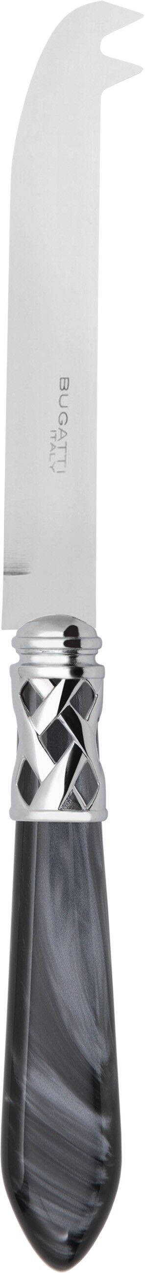 COLTELLO FORMAGGIO CERVO ALADDIN GHIERA CROMATA NERO