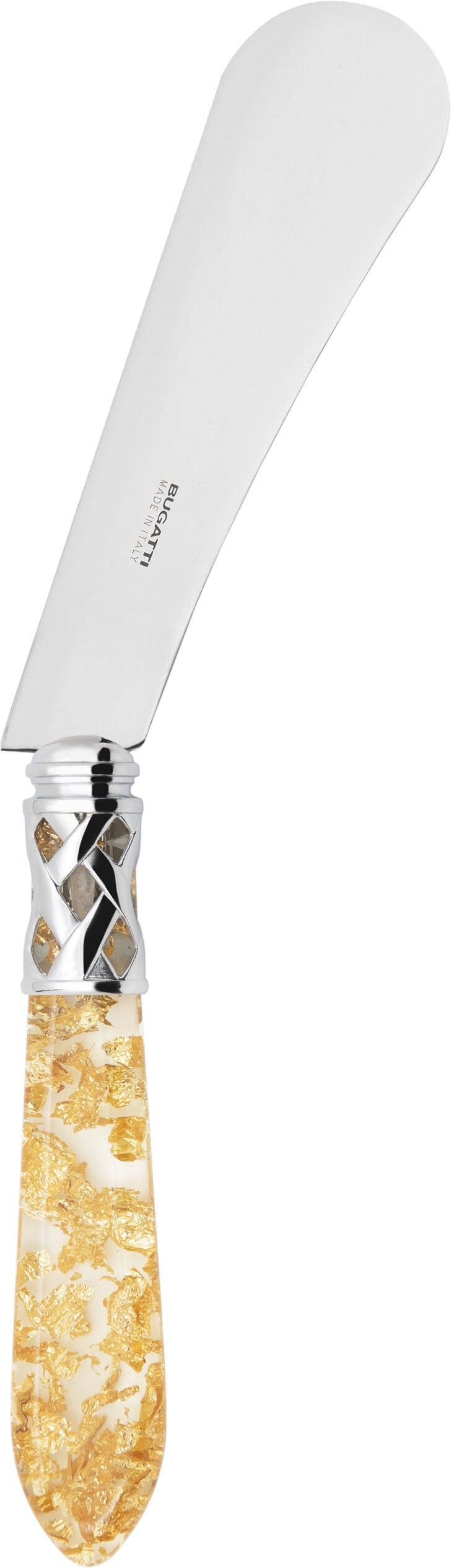 COLTELLO GORGONZOLA ALADDIN GHIERA CROMATA PAGLIE ORO