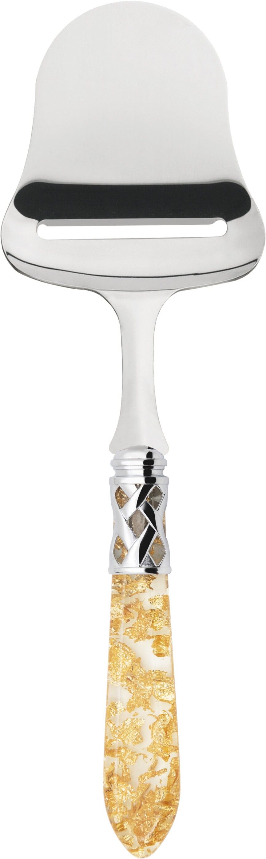 PALA AFFETTA FORMAGGIO ALADDIN GHIERA CROMATA PAGLIE ORO