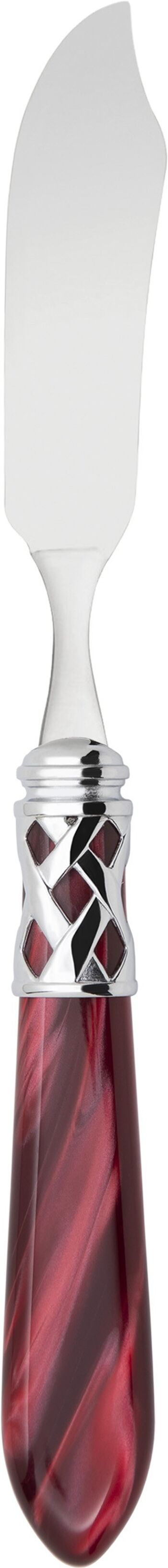 COUTEAU A POISSON ALADDIN BAGUE CHROME ROUGE