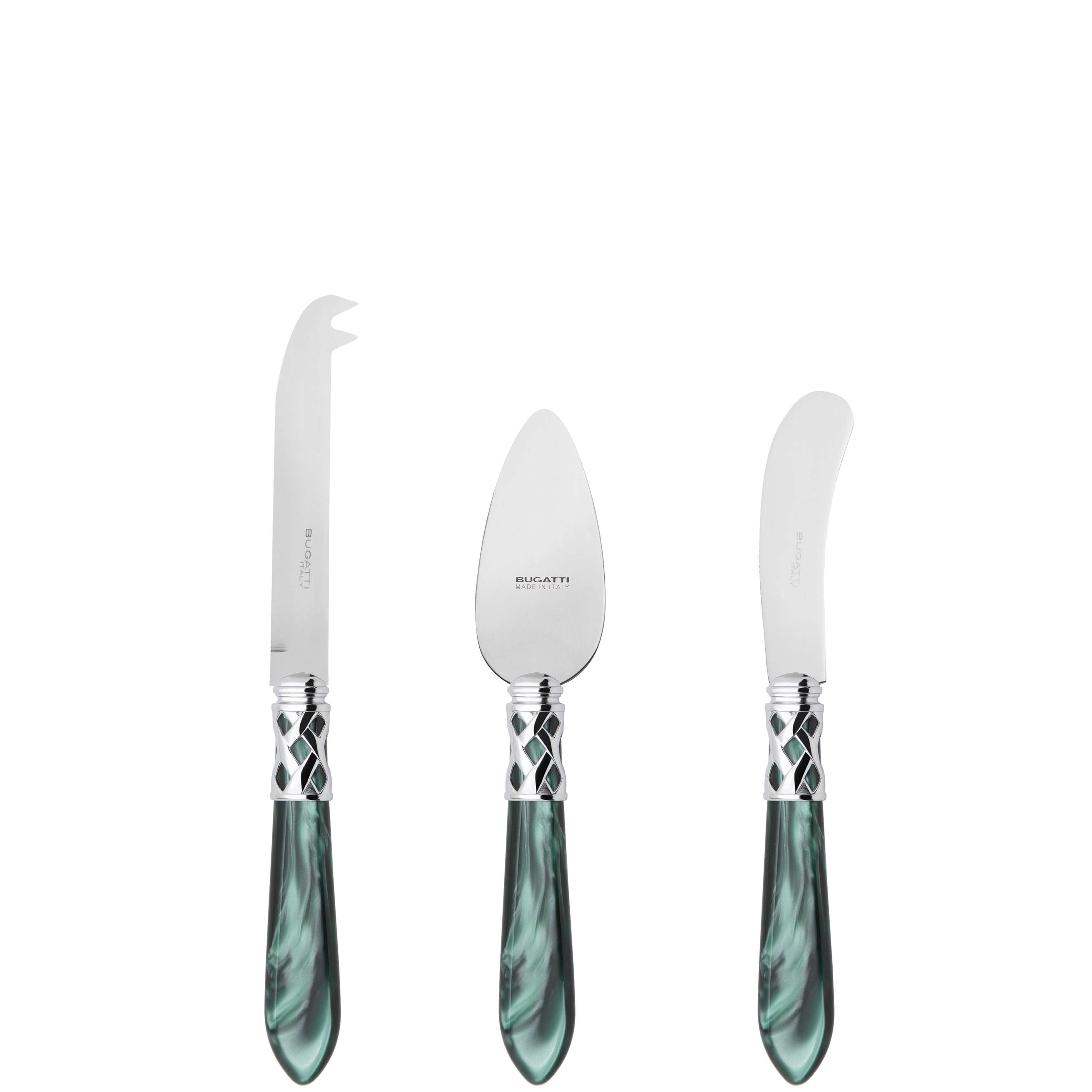 AST.LUX 3 PZ.FORMAGGIO ALADDIN GHIERA CROMATA VERDE