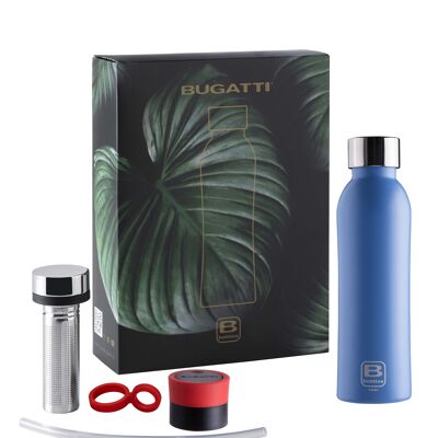 GIFT SET: BBOTTLES TWIN 500 ML BLU CINQUETERRE, INFUSION KIT E SPORT LID KIT ROSSO