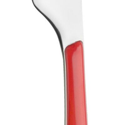 COLTELLO SPALMATORE FORMAGGIO TENERO GLAM ROSSO