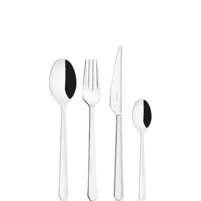 SET 24PZ OTTAGONALE CON SCATOLA FINESTRA