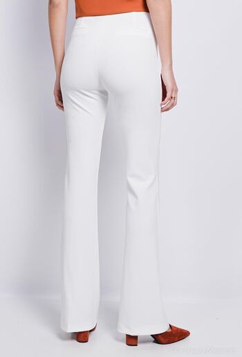 Pantalon stretch évasé 4