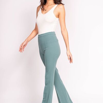 Flared stretch pants