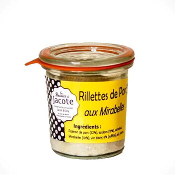 Rillettes de porc aux mirabelles