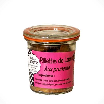 Rillette di coniglio con prugne secche