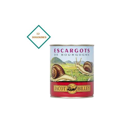 Our canned Burgundy snails - Medium - Big box 4/4