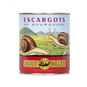 Nos Escargots de Bourgogne en conserve - Moyens - Boîte moyenne 1/2 2