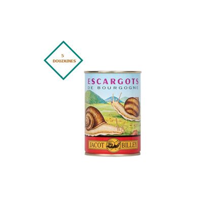 Our canned Burgundy snails - Belle Grosseur - Medium box 1/2