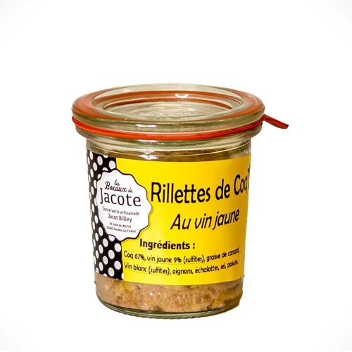 Rillettes de coq au vin jaune 90 g