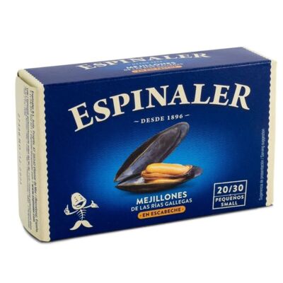 Pickled mussels ESPINALER OL-120 20/30 pieces