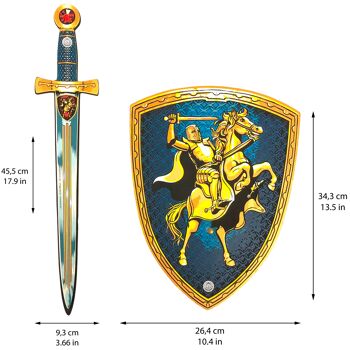 Ensemble chevalier, épée et bouclier - Jouets pour enfants 2