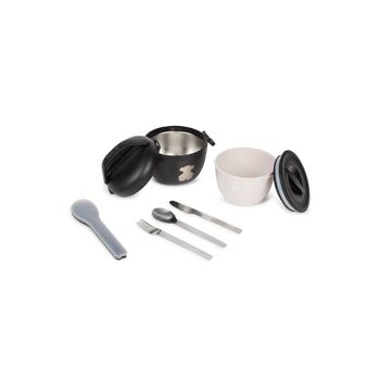 Kit porte-aliments avec couverts en acier KPAlim-1601 3