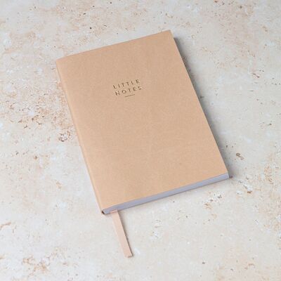 A5 Tan 'Notes' Notebook