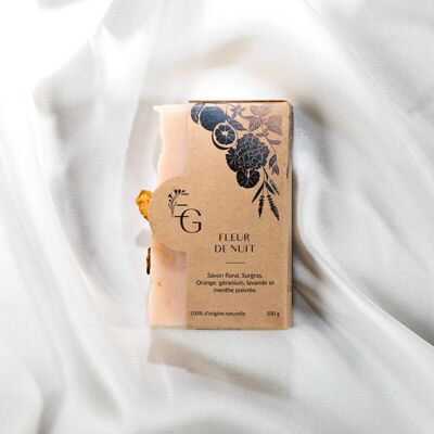 Flor de noche: jabón natural sólido surgras
