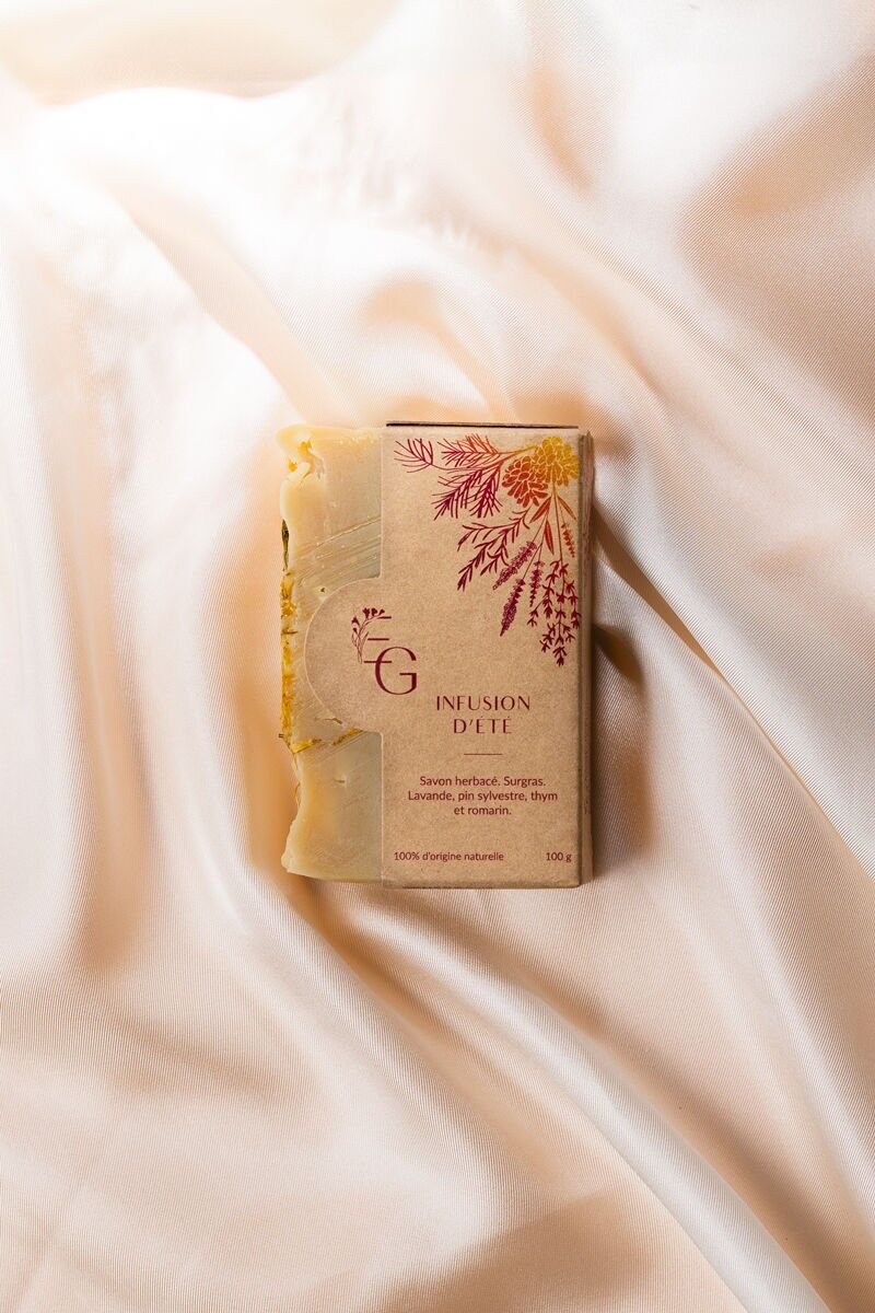 Sommeraufguss: feste Naturseife