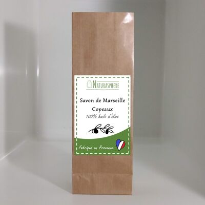 Marseille soap 400 g shavings - PP kraft bag