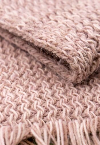 écharpe tricotée 2