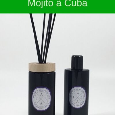 Diffuseur par Capillarité 200 ml - Parfum Mojito à Cuba