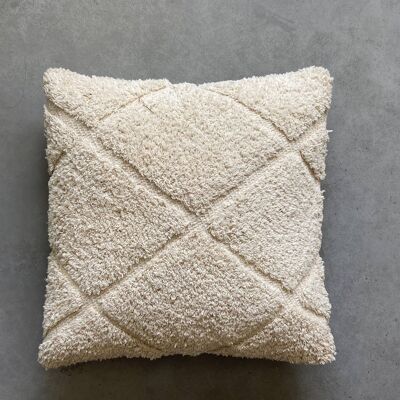 Cojín capitoné 45x45 KASSITA 100% ALGODÓN