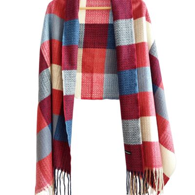 Laura Lily - Very soft, warm and long cashmere women's scarf.