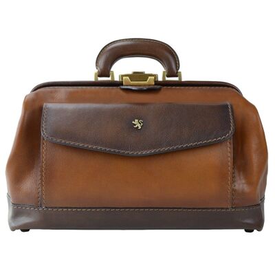 Pratesi Doctor Bag en cuir de vachette