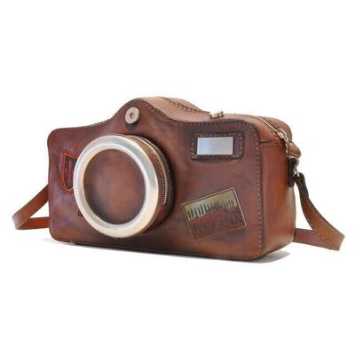 Pratesi Photocamera Bruce Cross-Body Bag in cow leather