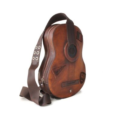Pratesi Guitar Small Backpack in cow leather