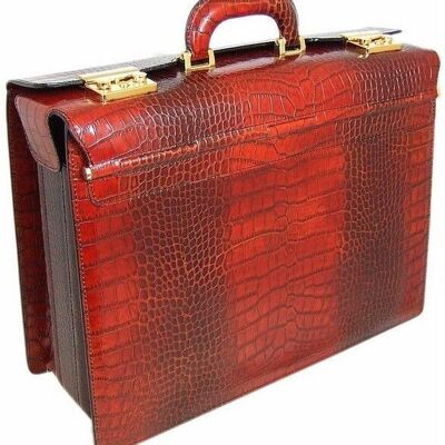 Pratesi Lorenzo the Magnificent King Pilot Case in cow leather