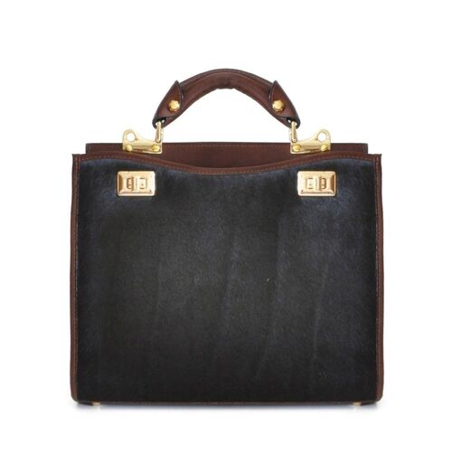 Pratesi Anna Maria Luisa de' Medici Medium Cavallino Lady Bag in real leather