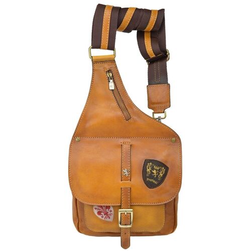 Pratesi Bisaccia 135/PE Cross-Body Bag in cow leather