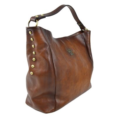 Bolso de Hombro Pratesi Ristonchi B352 en cuero de vaca