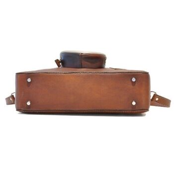 Pratesi Photocamera Bruce Cross-Body Bag en cuir de vache - Radica Coffee 5