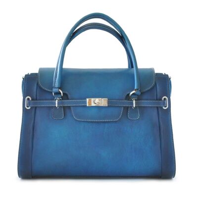 Pratesi Handtasche Baratti aus Rindsleder - Bruce Blue