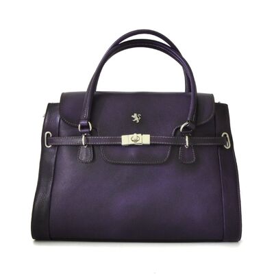 Pratesi Handtasche Baratti aus Rindsleder - Bruce Violet