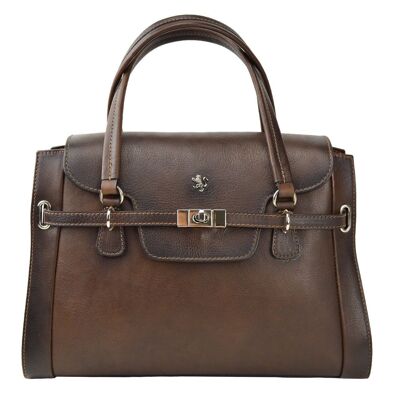 Pratesi Handbag Baratti in cow leather - Bruce Coffee