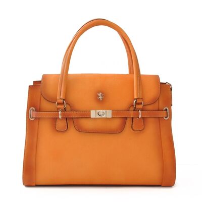 Pratesi Handtasche Baratti aus Rindsleder - Bruce Orange