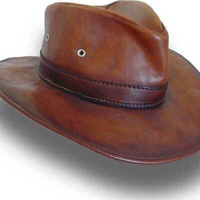 Pratesi Cagliostro Hat 61 cm in cow leather - Bruce Brown