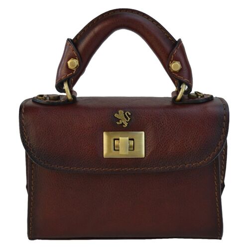 Pratesi Lucignano Small Bruce Handbag in cow leather - Lucignano Small Handbag B280/20 Chianti