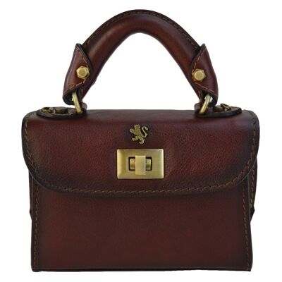 Pratesi Lucignano Small Bruce Handtasche aus Rindsleder - Lucignano Small Handtasche B280 / 20 Chianti