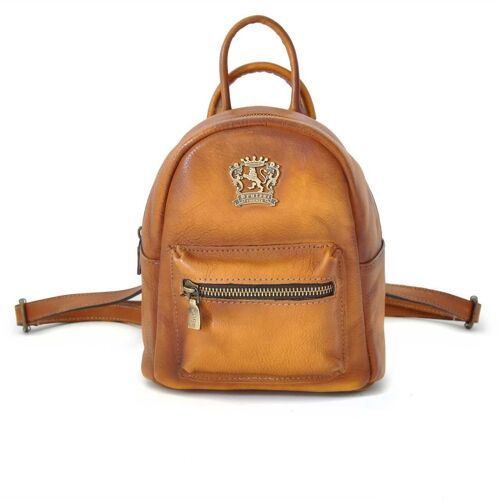 Pratesi Montegiovi Backpack in cow leather - Bruce Cognac