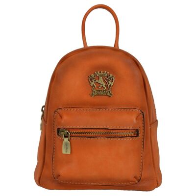 Pratesi Montegiovi Backpack in cow leather - Montegiovi Backpack B186 Orange