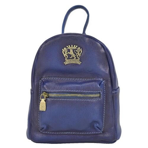 Pratesi Montegiovi Backpack in cow leather - Montegiovi Backpack B186 Blue