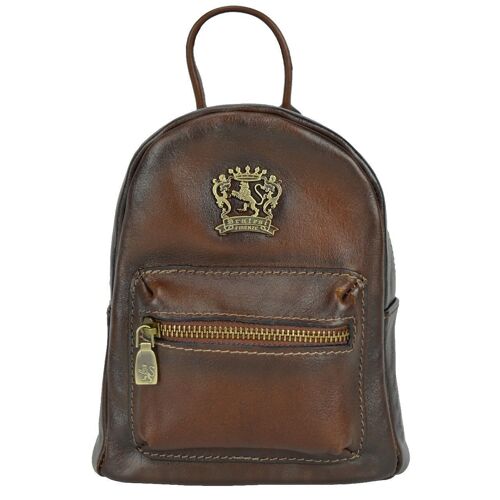 Pratesi Montegiovi Backpack in cow leather - Montegiovi Backpack B186 Coffee