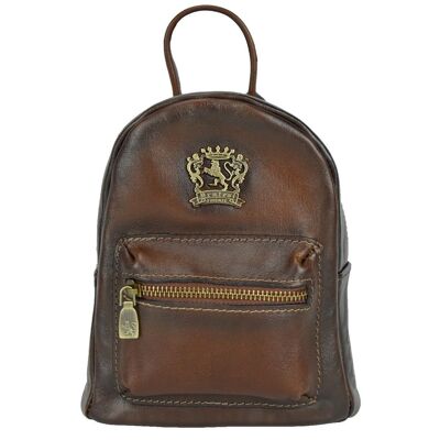 Pratesi Montegiovi Rucksack aus Rindsleder - Montegiovi Rucksack B186 Kaffee