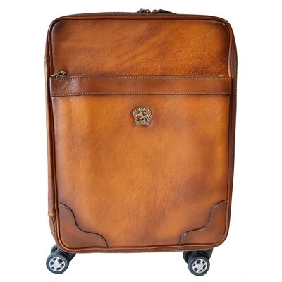 Pratesi INTERCONTINENTAL Trolley in cow leather - INTERCONTINENTAL B275 Brown