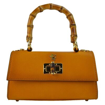 Pratesi Castalia B298 / 20 Lady Bag in cow leather - Castalia B298 / 20 Mustard