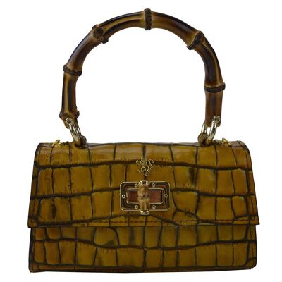 Pratesi Castalia K298/20 Lady Bag in cow leather - Castalia K298/20 Mustard